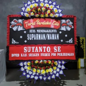 Papan Bunga Duka Cita Sragen - DC28
