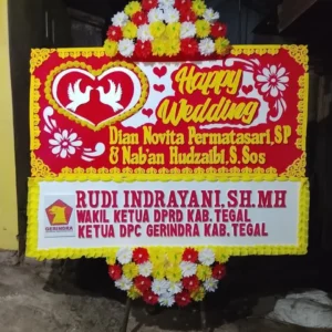 Papan Bunga Wedding - PW01