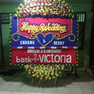 Papan Bunga Wedding - PW02