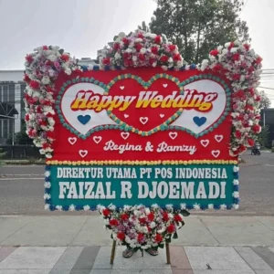 Papan Bunga Wedding - PW03