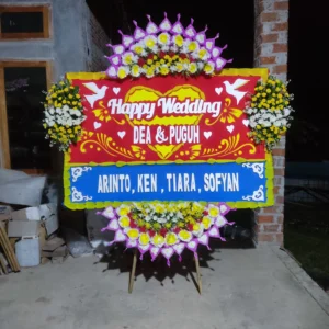 Papan Bunga Wedding - PW07