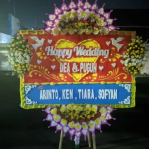 Papan Bunga Wedding - PW08