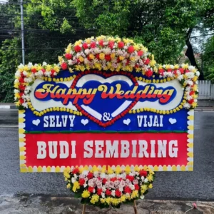 Papan Bunga Wedding - PW12