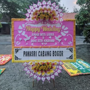 Papan Bunga Wedding - PW15