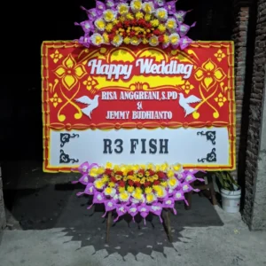 Papan Bunga Wedding - PW17