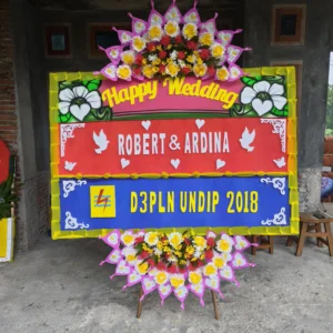 Papan Bunga Wedding - PW21