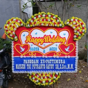 Papan Bunga Wedding - PW23