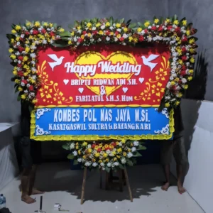 Papan Bunga Wedding - PW25