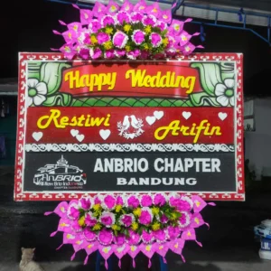 Papan Bunga Wedding - PW27