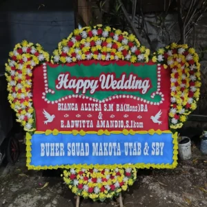 Papan Bunga Wedding - PW30